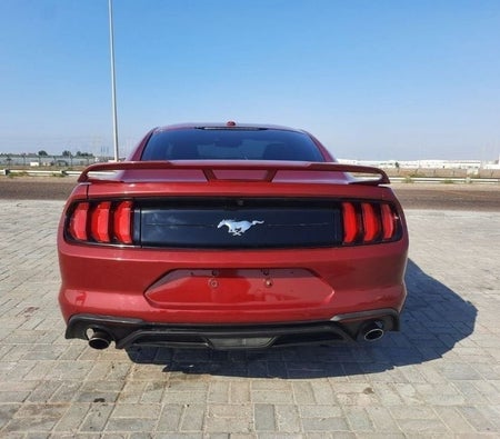 Burgundy Ford Mustang 2020