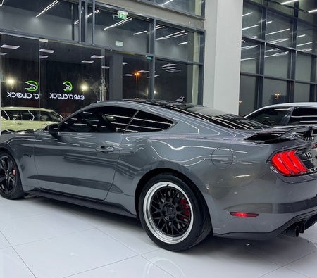 Gray Ford Mustang GT 2021