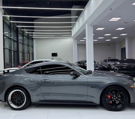 Gray Ford Mustang GT 2021