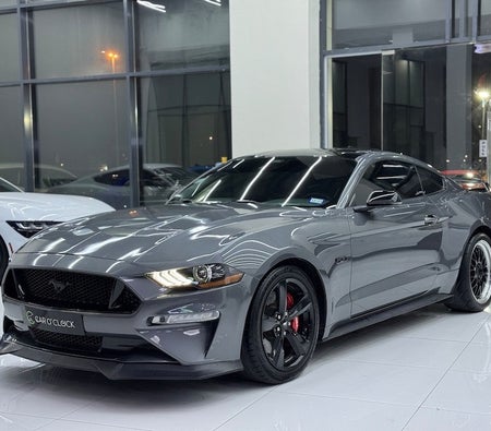 Gray Ford Mustang GT 2021