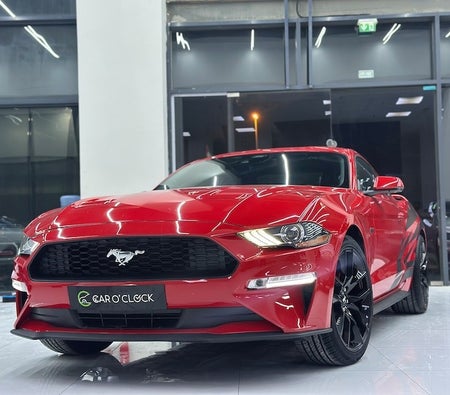 Red Ford Mustang EcoBoost Premium 2021