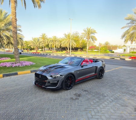 Gray Ford Mustang Convertible GT 2022
