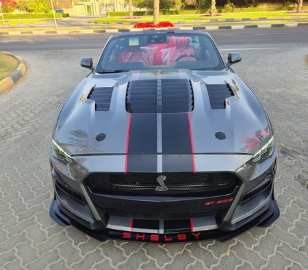Gray Ford Mustang Convertible GT 2022