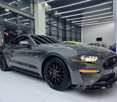 Серый Ford Mustang Fastback 2022 год