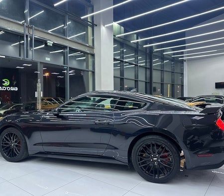 Gray Ford Mustang EcoBoost Premium 2022
