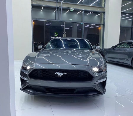 Gray Ford Mustang EcoBoost Premium 2022