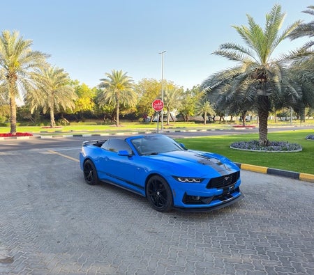 Blue Ford Mustang EcoBoost Premium 2024