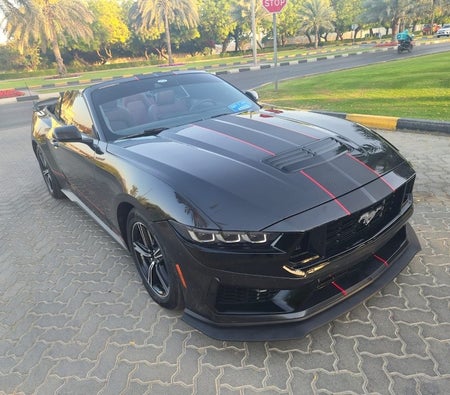 Black Ford Mustang EcoBoost Premium 2024
