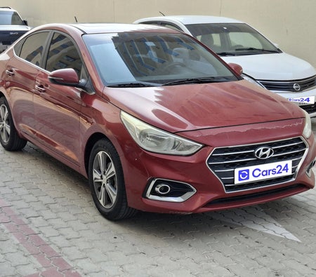أحمر هيونداي Accent GL 2020 أحمر هيونداي Accent GL 2020