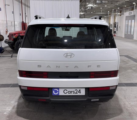 White Hyundai Santa Fe COMFORT+ PRO 2025