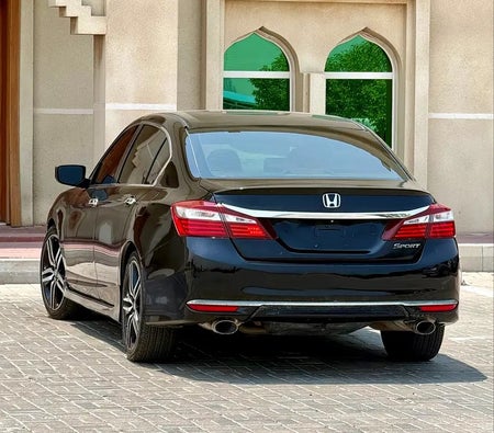 Black Honda Accord Sport 2016