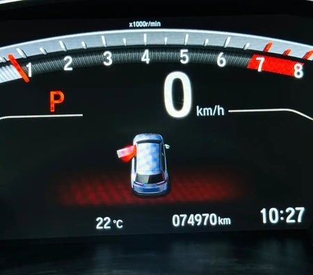 Gray Honda CR V EX 2022