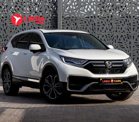 White Honda CR V EX 2022