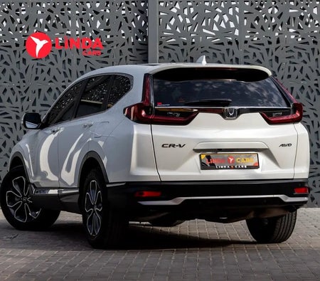 White Honda CR V EX 2022