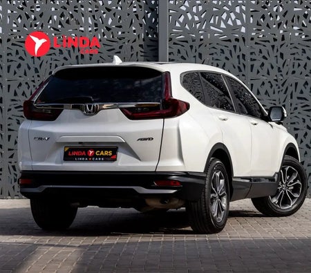 White Honda CR V EX 2022