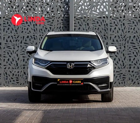 White Honda CR V EX 2022