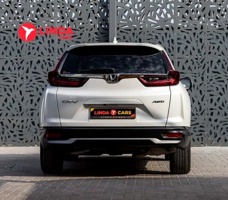 White Honda CR V EX 2022