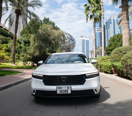 White Honda Accord 2023