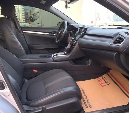 Silver Honda Civic Sport 2020