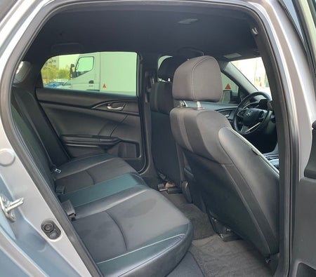 Silver Honda Civic Sport 2020
