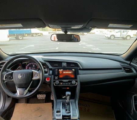 Silver Honda Civic Sport 2020