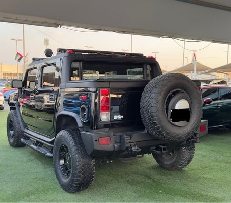 Black Hummer H2 SUV 2005