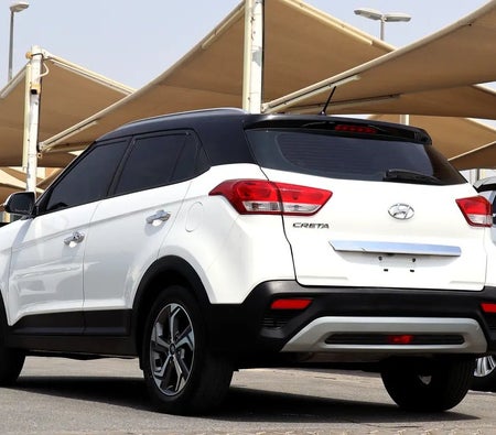 White Hyundai Creta 2020