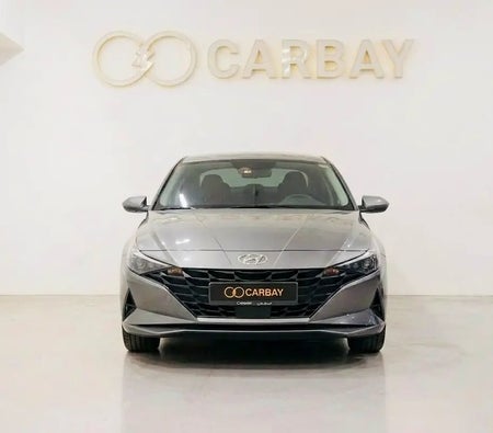 Gray Hyundai Elantra Smart 2023
