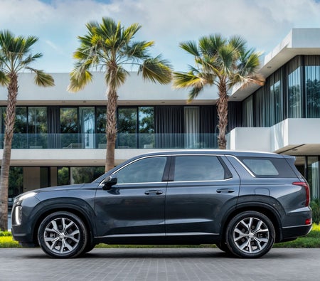 Серый Hyundai Palisade Premium Plus 2022 год Серый Hyundai Palisade Premium Plus 2022 год