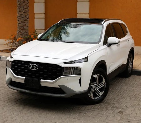 Blanc Hyundai Santa Fe Comfort Plus 2024 Blanc Hyundai Santa Fe Comfort Plus 2024