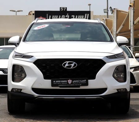Blanc Hyundai Santa Fe COMFORT 2020 Blanc Hyundai Santa Fe COMFORT 2020