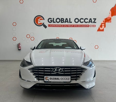 White Hyundai Sonata 2.0L Ultimate 2021 White Hyundai Sonata 2.0L Ultimate 2021