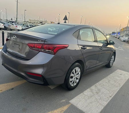 Gray Hyundai Accent 2018