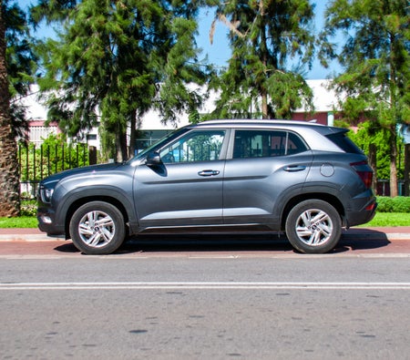 Gray Hyundai Creta 5 Seater 2023