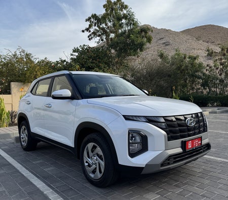 Hyundai Creta 5-Seater 2025 car rental price list in Muscat, Oman