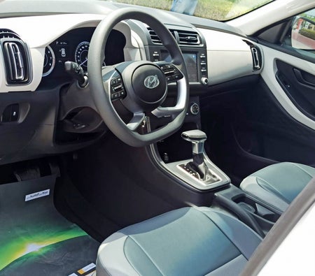Blanc Hyundai Creta 5 Seater 2022 Blanc Hyundai Creta 5 Seater 2022