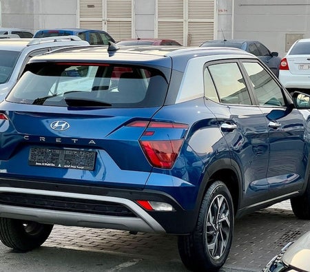 Blue Hyundai Creta GLS 2023