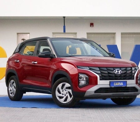 Red Hyundai Creta 2024