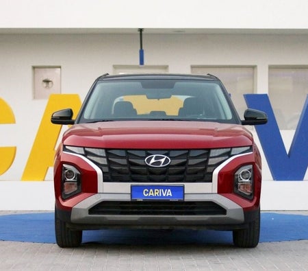 Red Hyundai Creta 2024