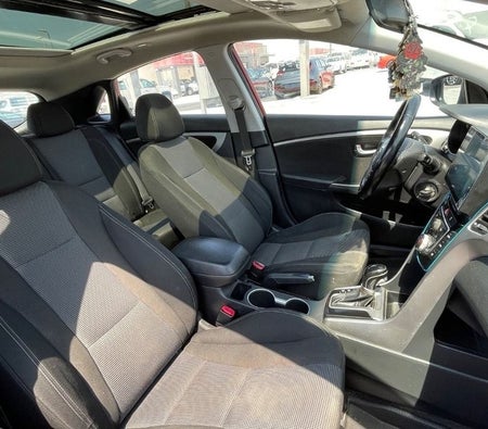 Red Hyundai Elantra 2013