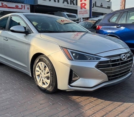 Silver Hyundai Elantra 2019