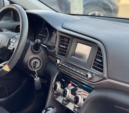 Silver Hyundai Elantra 2019