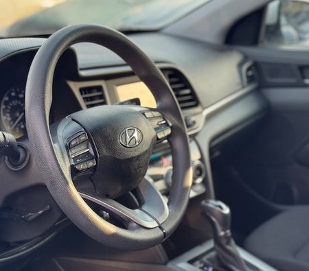 Silver Hyundai Elantra 2019