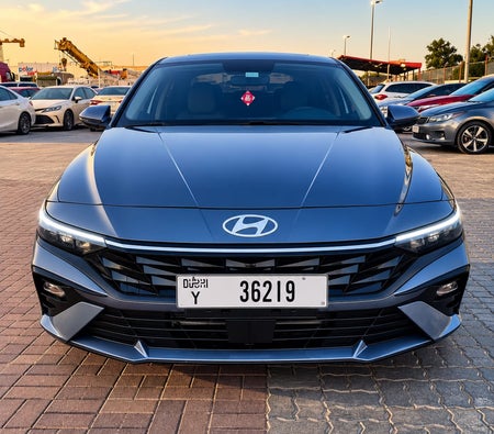 Gray Hyundai Elantra 2023
