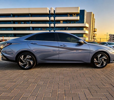 Gray Hyundai Elantra 2023