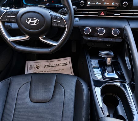 Gray Hyundai Elantra 2023