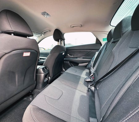Gray Hyundai Elantra 2024
