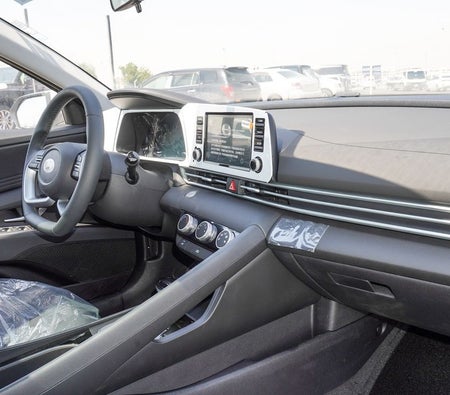 White Hyundai Elantra 2025