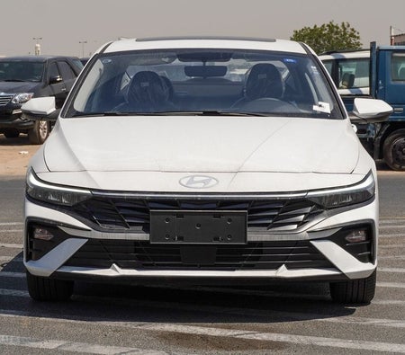 White Hyundai Elantra 2025