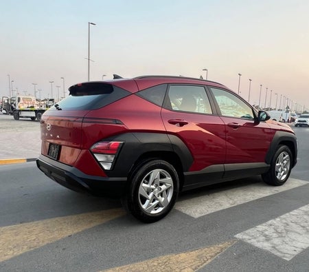 Red Hyundai Kona 2024